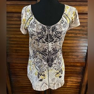 💫Daytrip Jewels Women’s Short Sleeve Low Round Neck T-Shirt Sz Small💫